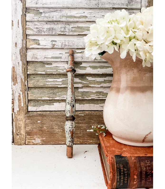 Vintage Architectural Salvage Piece, Chippy, Gorgeous Color, 11.5